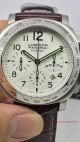 2017 Copy Swiss Luminor Panerai Daylight Chronograph Watch White dial Leather (5)_th.jpg